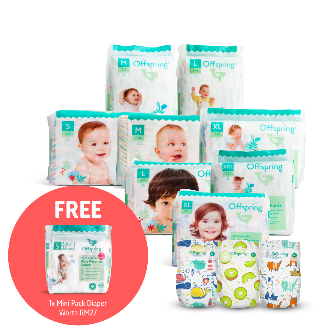 Chlorine-Free Baby Diapers